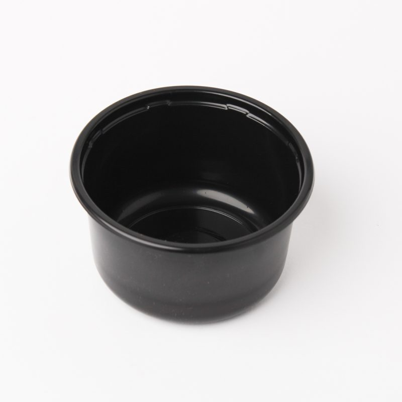 Black 450cc Round Catering Container