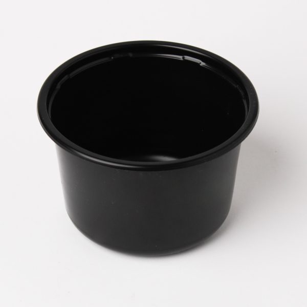 Black 500cc Round Catering Container