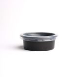 2Oz Black PP Sauce Cup