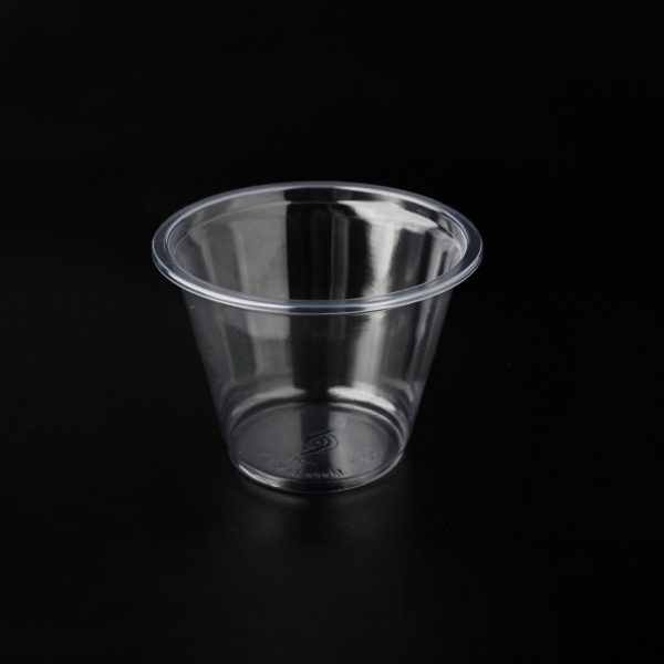 ICE CREAM CUP 9oz CLEAR FLAT BASE