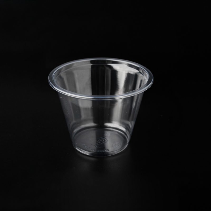 ICE CREAM CUP 9oz CLEAR FLAT BASE